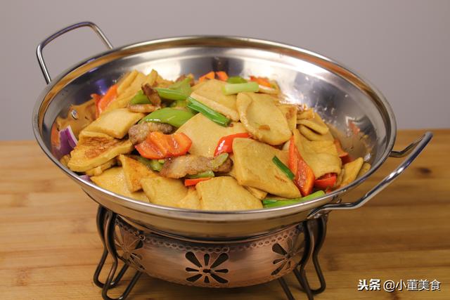 千叶豆腐家常的做法（干锅千叶豆腐的正确做法）(1)