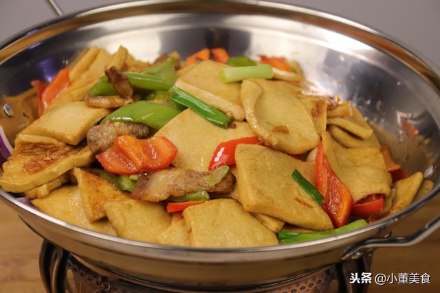 千叶豆腐家常的做法（干锅千叶豆腐的正确做法）(2)