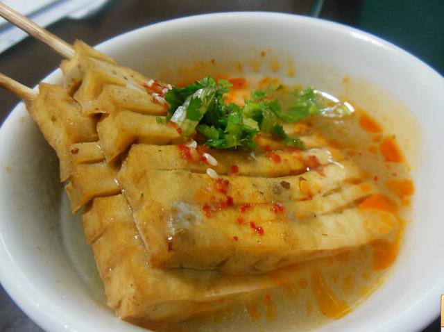 鸡汁豆腐串的做法（街边小吃鸡汁豆腐串的做法与配料）鸡汁豆腐串）(5)