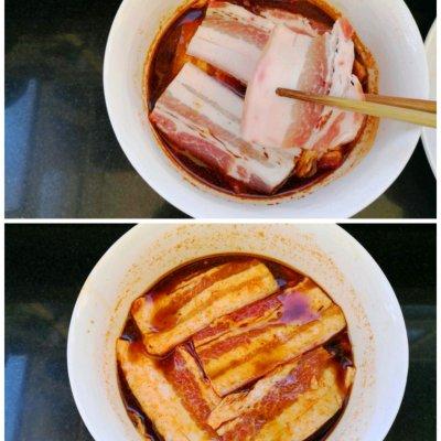 烤猪肉的腌制方法和调料（秘制烤五花肉最好吃的做法）(4)