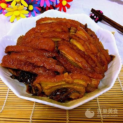 梅菜扣肉制作方法（食堂大锅菜梅菜扣肉的做法）(12)