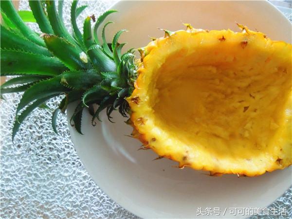 菠萝饭的家庭做法（甜糯菠萝饭的正确做法）(8)