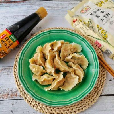 燕麦韭菜鸡蛋饼的做法（荠菜豆腐鸡蛋饺子馅的做法）(13)